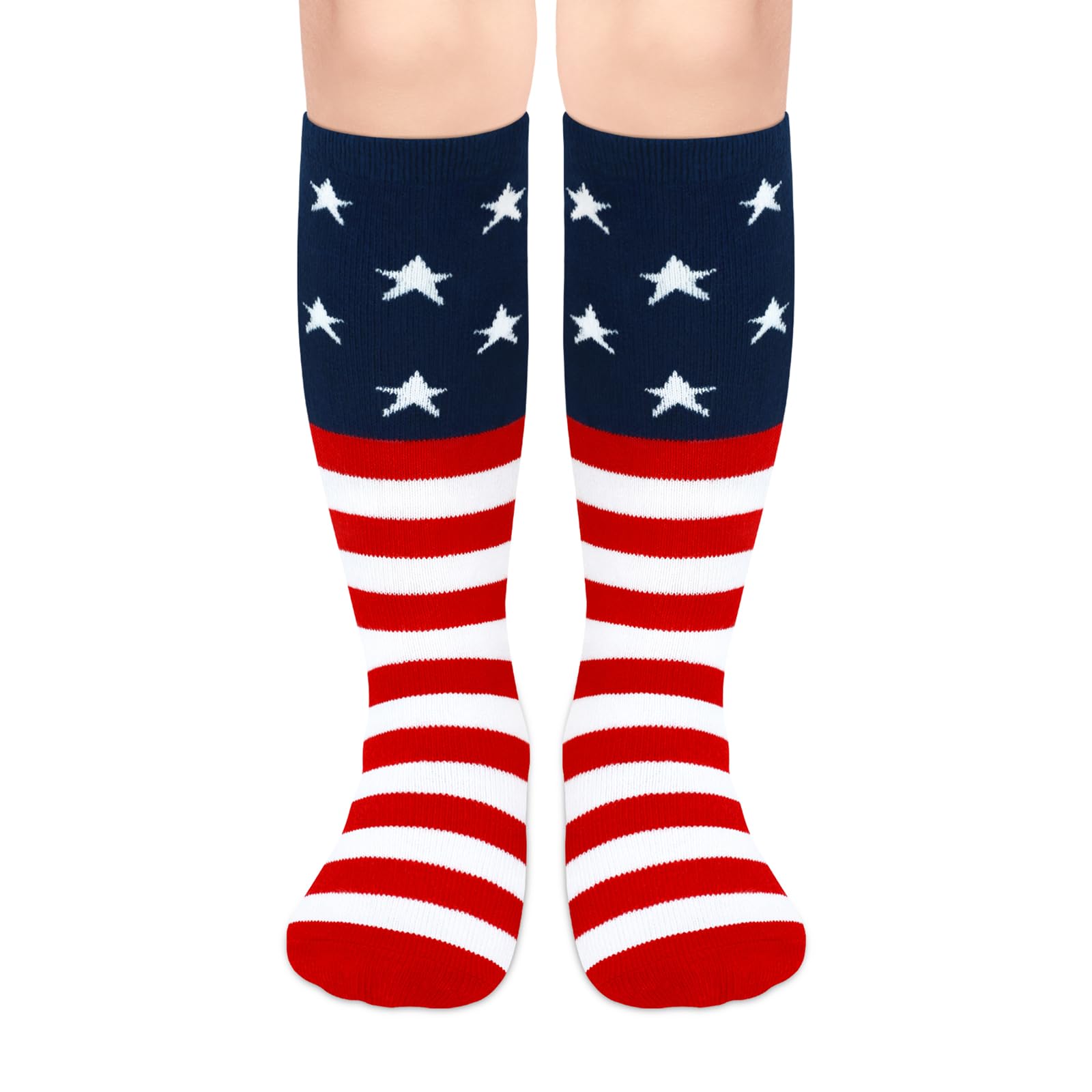 Olreco 1 Pack Toddler Kids Youth Soccer Socks Girls Boys Baseball Socks Youth Knee High Softball Football Accessories Cotton