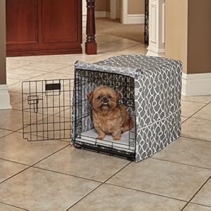 MidWest Homes for Pets Dog Crate Cover, Privacy Dog Crate Cover Fits MidWest Dog Crates, Machine Wash & Dry (Cover Only)