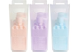 bHome Pantry Organization Storage Clear Storage Bins - Versatile Organizers for Fridge,...