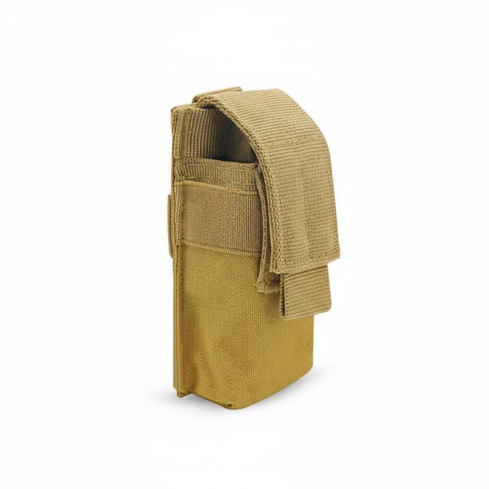 Multi-Purpose Flashlight Pouch Wear-Resistant Molle Pouch 600D Nylon Material MOLLE Tool Carrier Hook-and-Loop Fastener Flap Closure for Enthusiasts, Simulated Combat Players, Campers, Outdoor-image-37