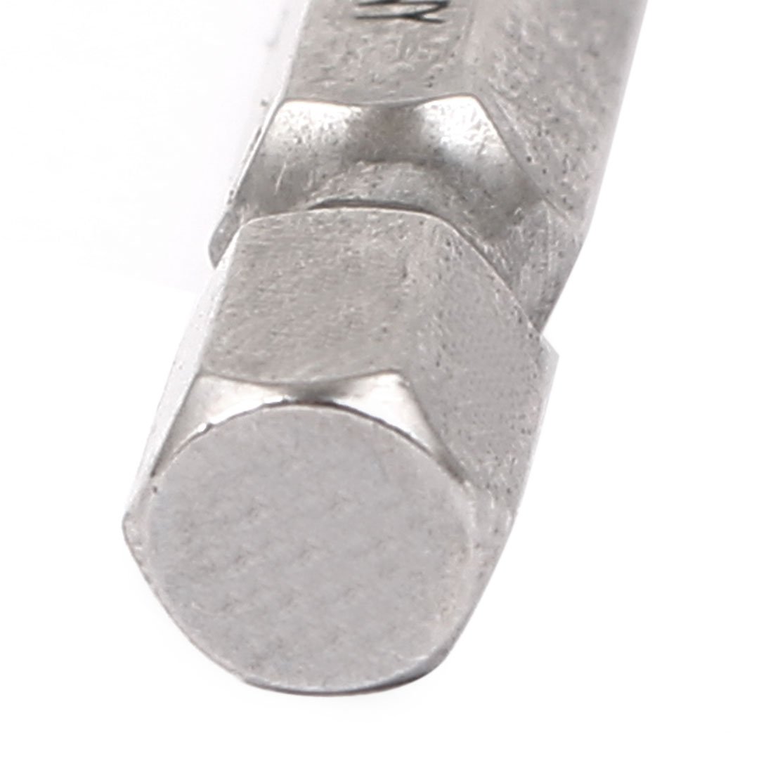 Sourcingmap 100mm Long 1/4" Hex Shank 6mm Hexagonal Tip Magnetic Hexagon Screwdriver Bit, H6 x 100mm - Image 3