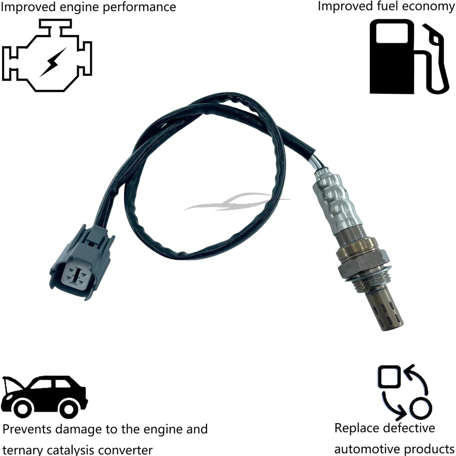 Dropwater Rear Downstream Oxygen O2 Sensor Compatible with Acura Rsx 2004 2003 2002 2.0L Type S,Replaces#234-4360 13676