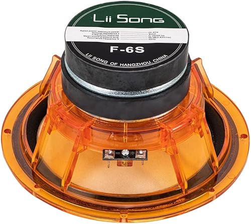 Miniatura 3 de lii song Altavoz de rango completo Audiófilo HiFi Cono de papel de 6.5 pulgadas Actualización 2023 F6S, par