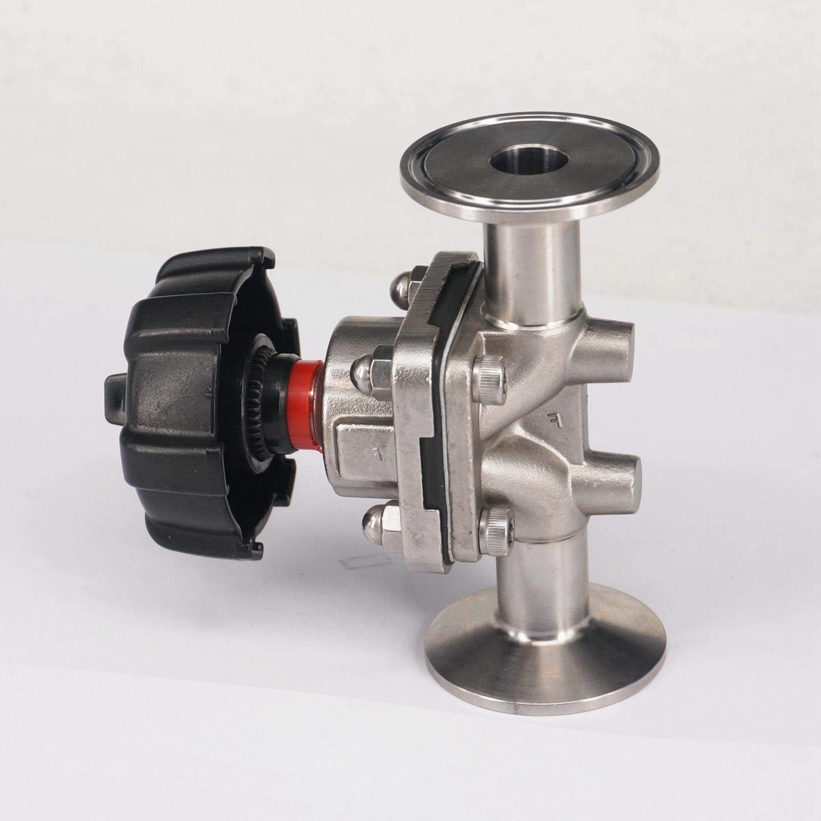 Válvula de diafragma de Triple Abrazadera de Acero Inoxidable 316 de 3/4" y 19 mm, 1,5" for Industrias alimentarias
