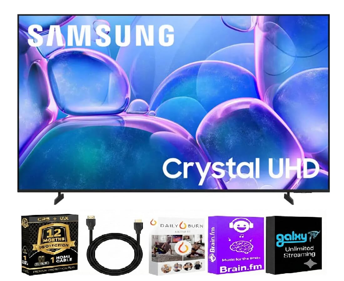 Samsung UN75U790KIT1 75 inch Class U7900 Series 4K UHD Smart TV (2025) Crystal Processor HDR M(Line in screen)