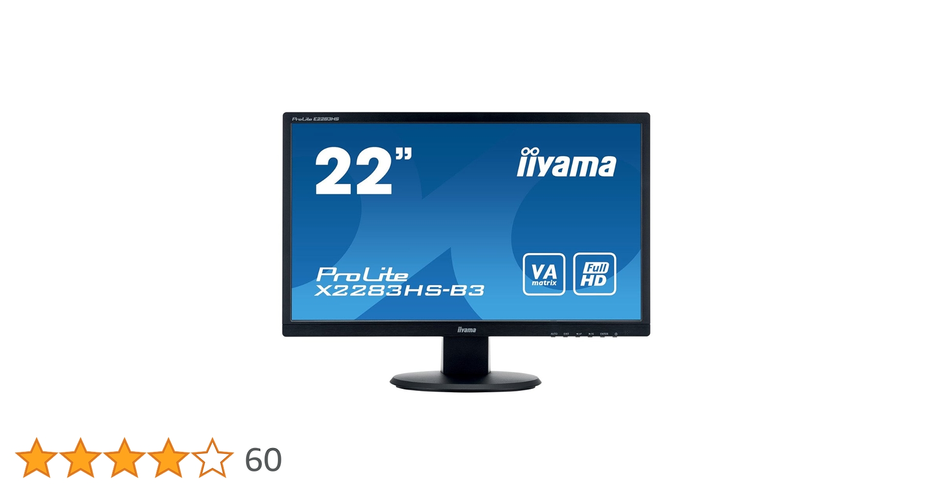 Amazon.co.jp: iiyama モニター ディスプレイ X2283HS-B3 (21.5インチ