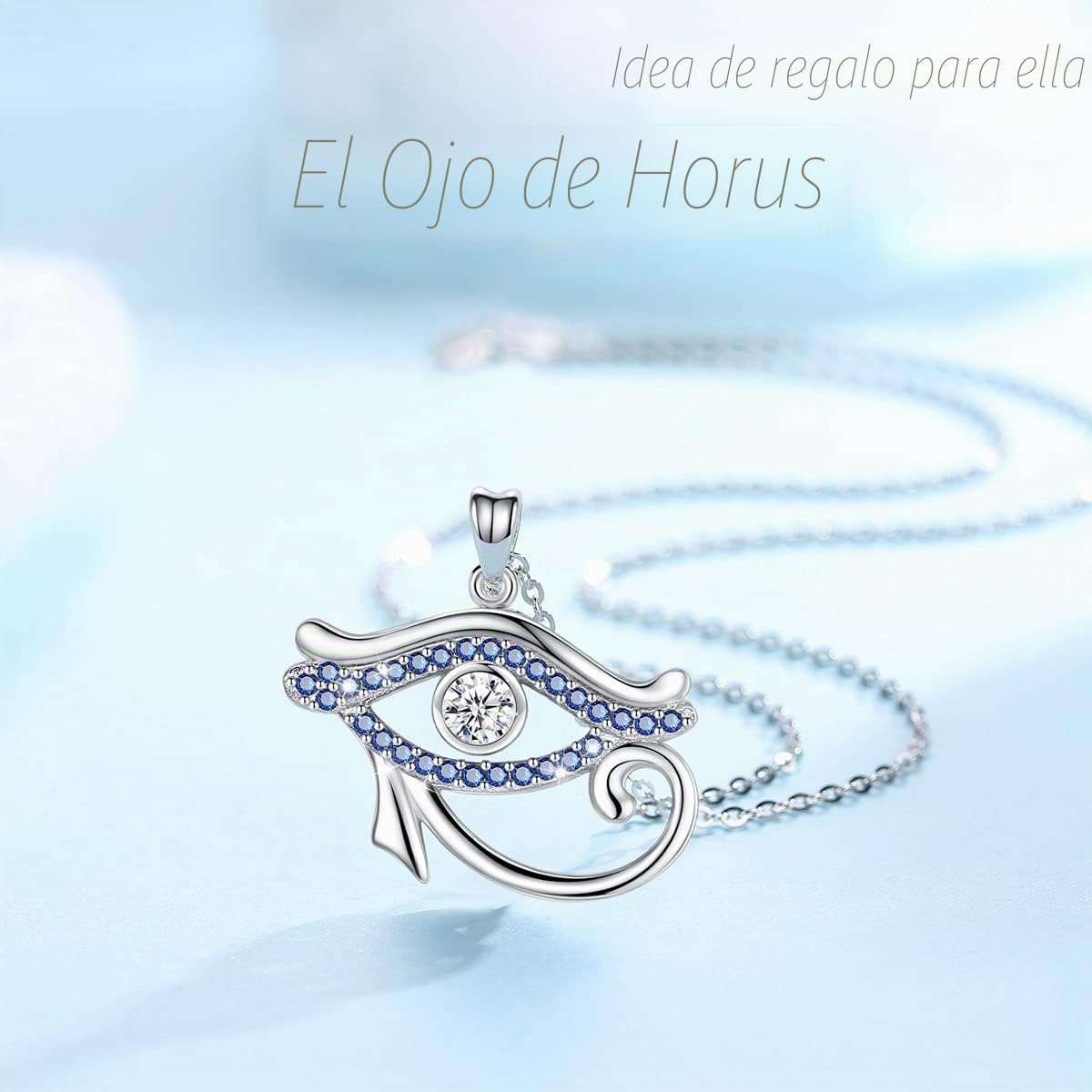 Collar Ankh Cruz Anubis para Hombre Mujer Plata de Ley 925, Amuleto Isis Colgantes Egipto Anubis Collares para Creyente Cristiano, Egypt Runes Joyería Regalo para Mujer Hombre