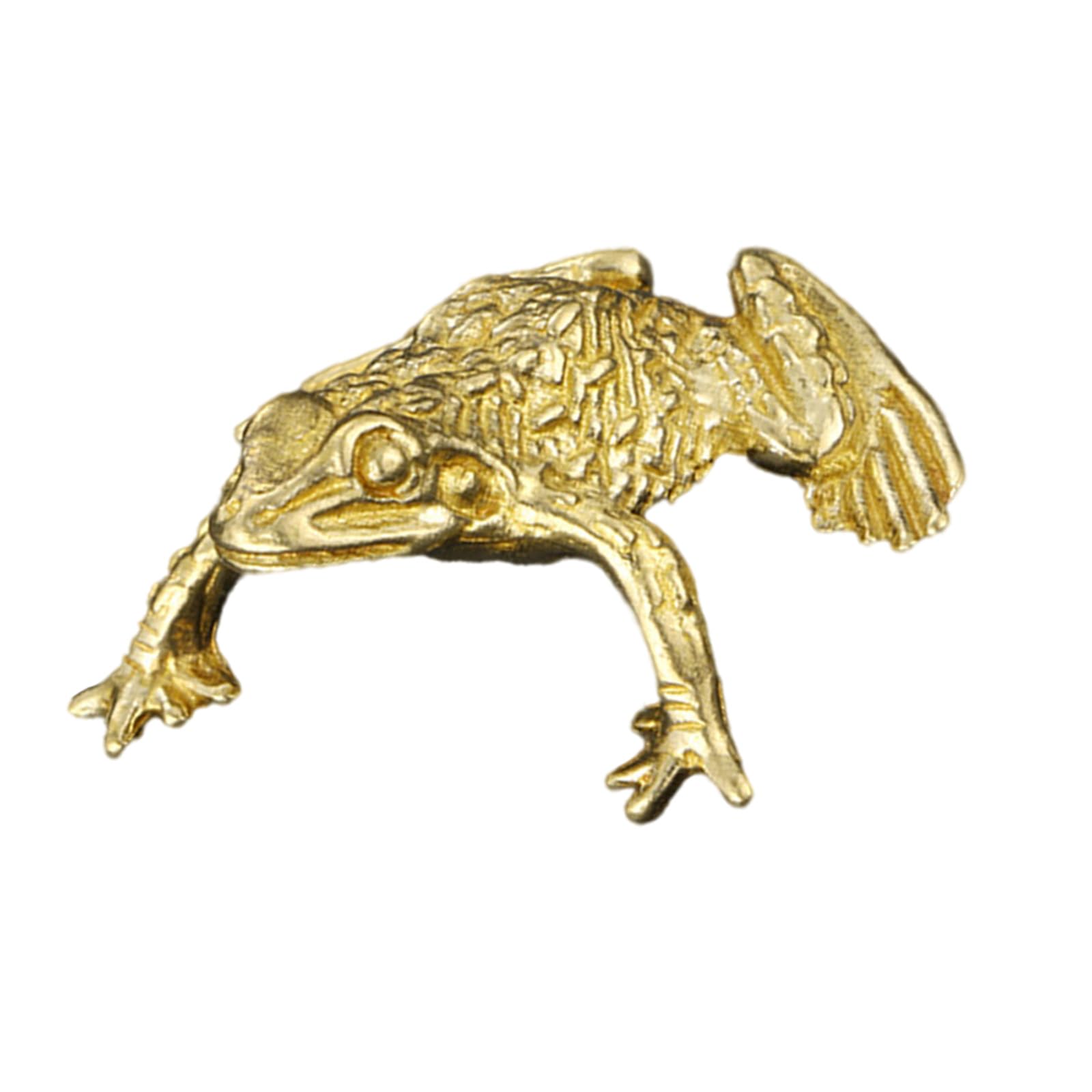 Lerpwige Table Ornaments Brass Frog Statues Frog Figurines Sculptures Tabletop Centerpieces For Living Room Bedroom Decorations Animal Figurines