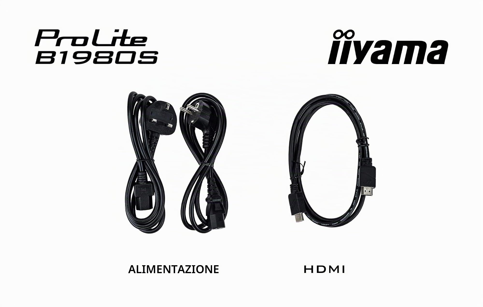 iiyama B1980S-B1 19" TN, 1280x1024, HDMI, DP, Altoparlanti, Supporto regolabile in altezza