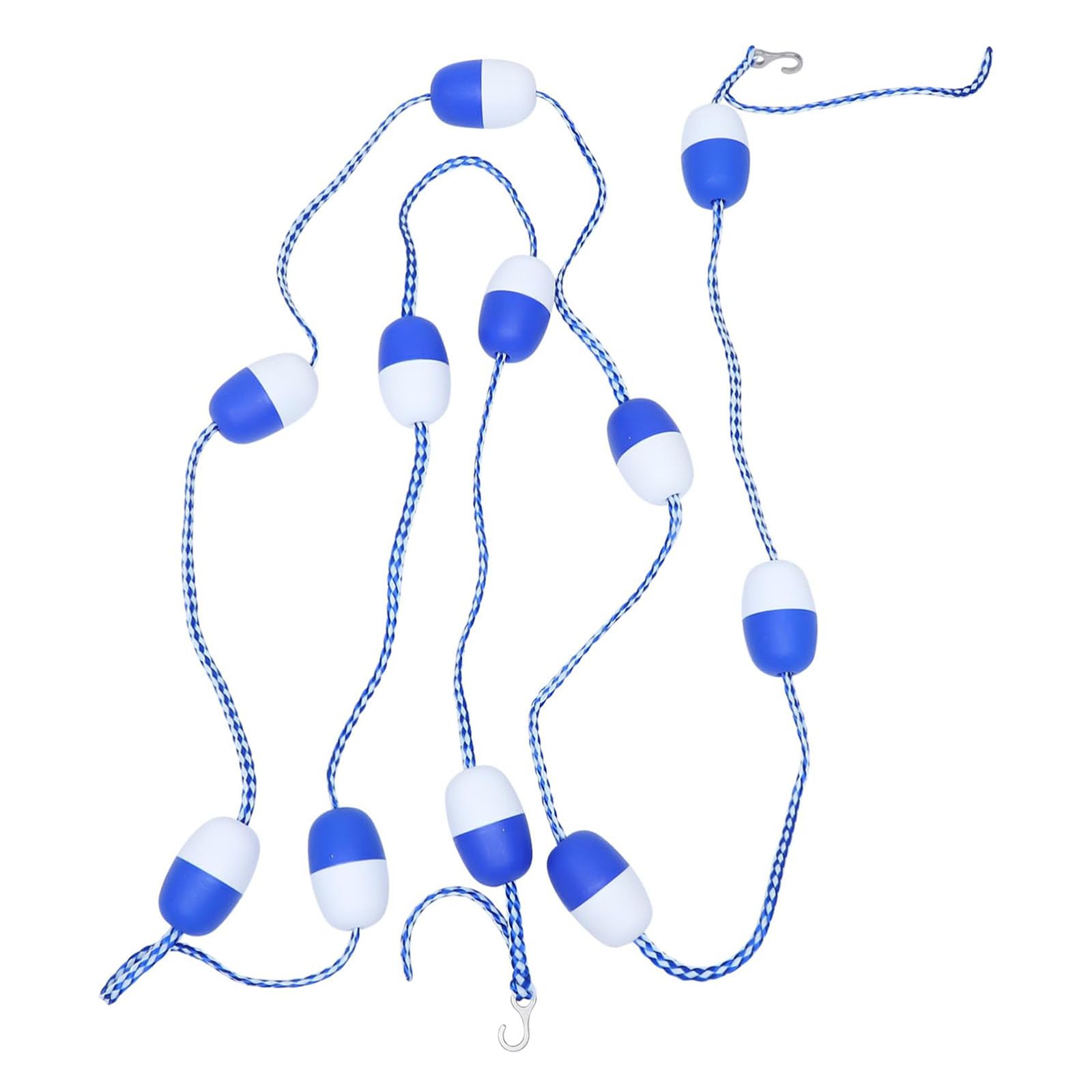 TUOYIBO Pool Lane Dividers Line, Floating Divider Rope Floating Rope, Floaing Ball Lane Line Hooks, Waterways Accessory, for Dividing Dangerous Areas or Swimming Lanes
