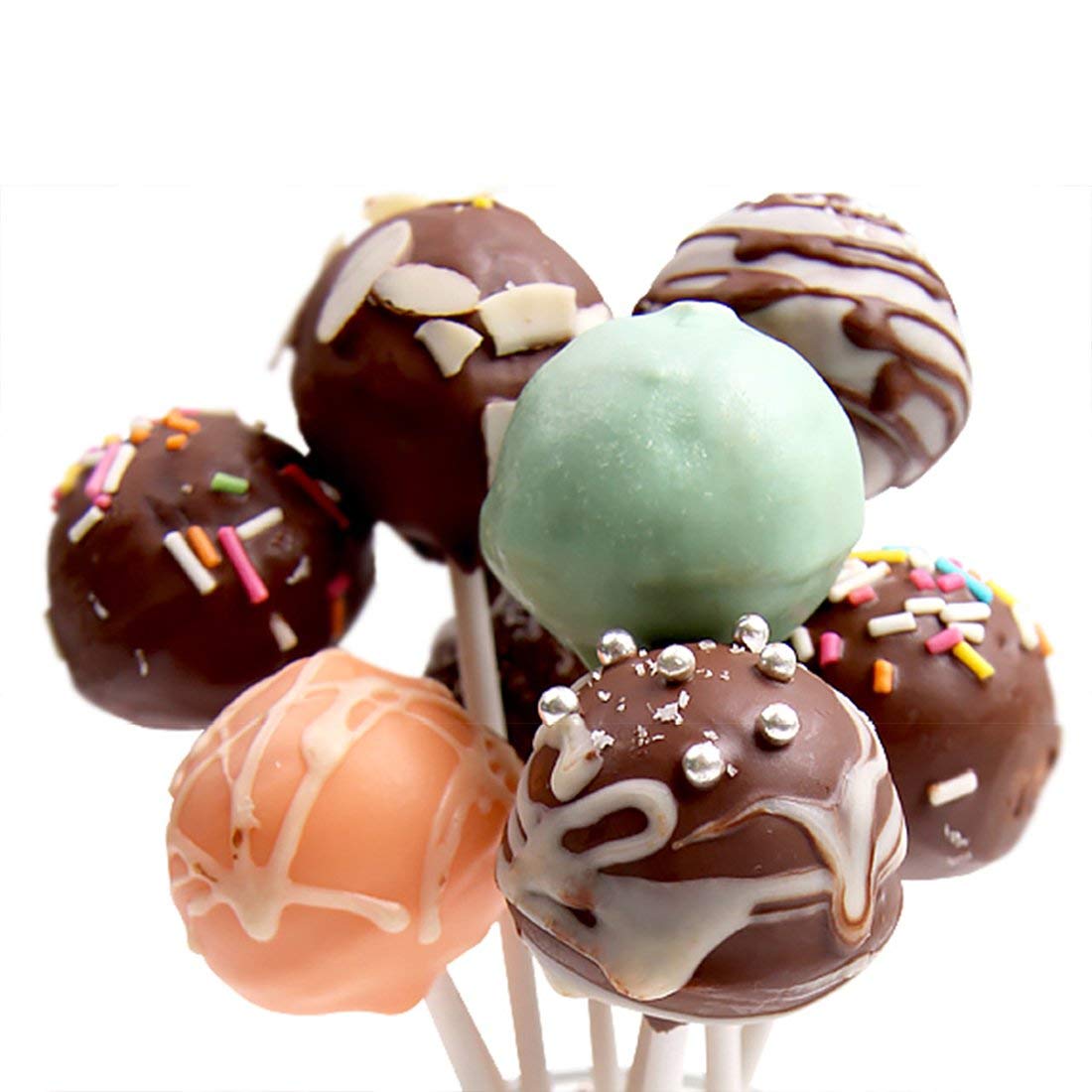 20 wgłębień silikonowa taca Pop Stick Mould- Lollipop Party Cupcake Foremki, bez BPA