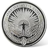Sobriety Inspiration Coin - One Day at a Time Motivational Chip AA Medallion