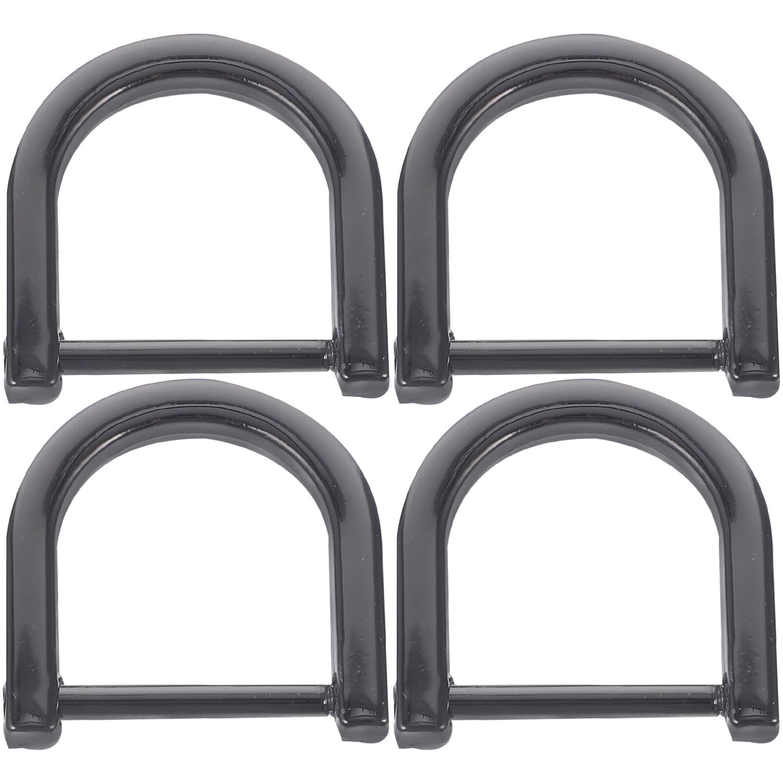 Artibetter Halbkreis D-Ringe 4 Stück 1.06X1.06X0.16In Metall D-Ring Schnallen Für Gepäck Schultergurt Einstellungsring Diy Taschen Zubehör