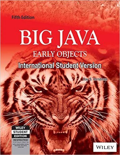 Big Java Early Objects ISV - International Edition: by Cay S. Horstman ...