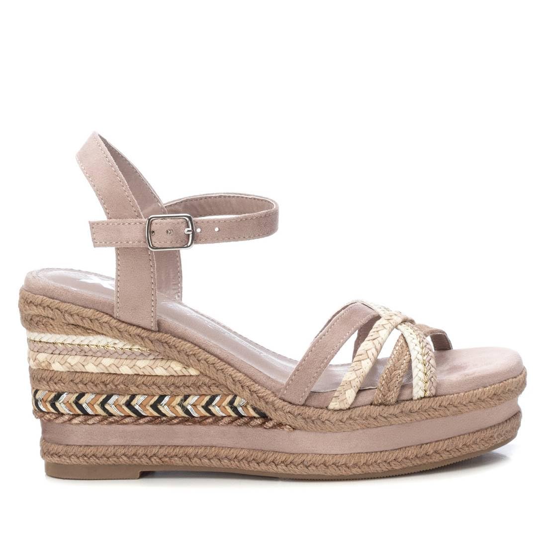 XTI Sandalias 142867 Negro -Altura tacón 6cm-