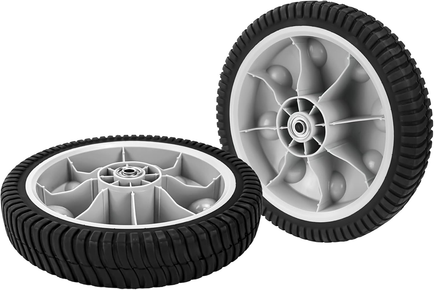 Mower Rear Wheel Fits for MTD 734-04019 734-04127 S-Wave Lawn Mower, for Troy- Bilt 11A-542Q711 11A-542Q766 Replacement Wheels 12" X2-1/8 ?2 Pack?