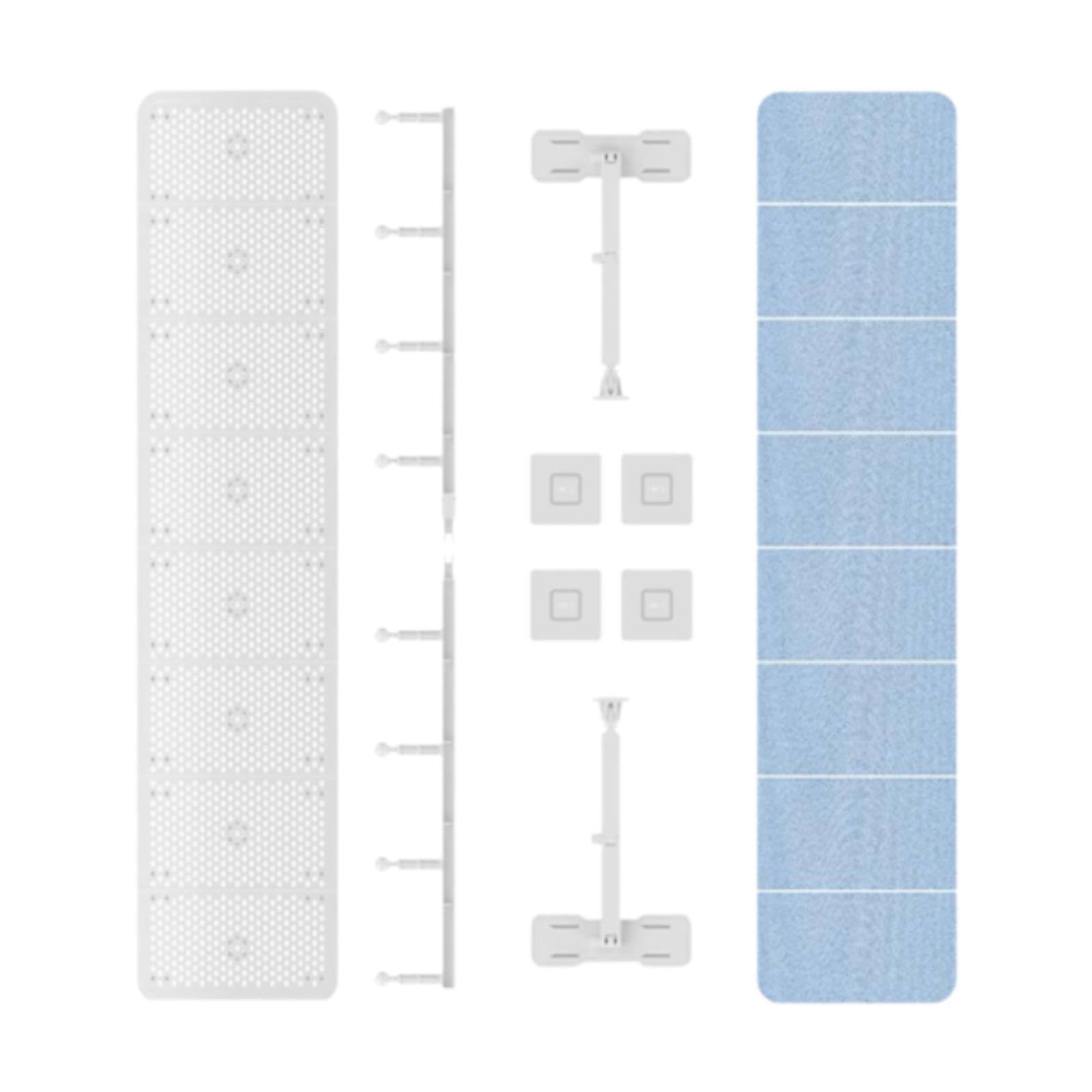 KESOTO Deflettore Verticale Rotondo per condizionatore d', Piastra Guida, Accessorio per condizionatore d' per casa e Ufficio, 20x120 Cm