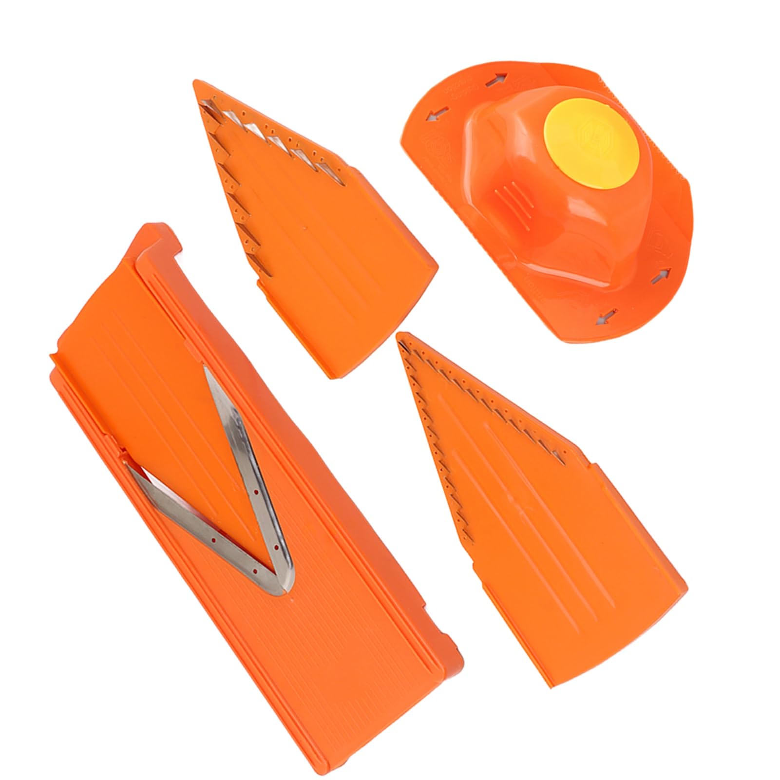 V Blade Mandoline Slicer, Stainless Steel Vegetable Slicer Manual Vegetable Cutter Vegetable Cooking Tool Potato Onion Cheese Shredder