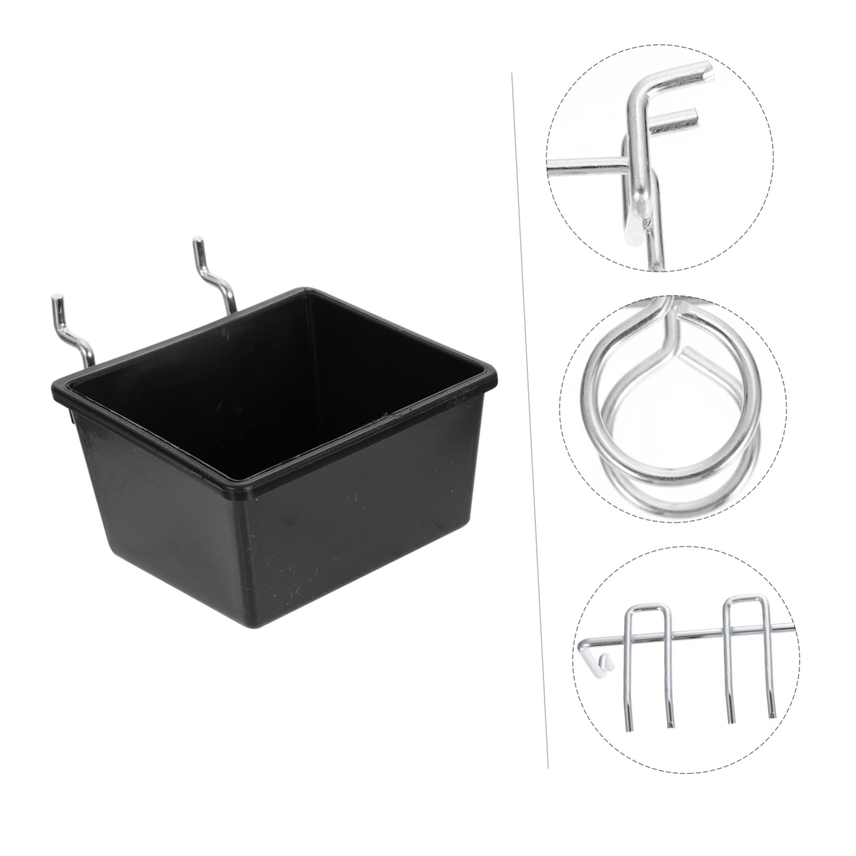 PRETYZOOM 101pcs Hardware Hooks Pegboard Hooks Display Rack Display Shelf for Tools Cables Sports Equipment Grid Wall Bracket