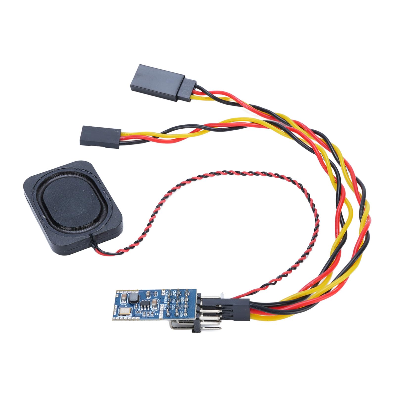 Rc Soundmodul Alinory Motorgeräusch-Simulator Lautstärkeregelung Motorgeräusch-simuliertes Modul, Gasgestänge-Gruppe Motor-Soundsystem, RC- Modellauto Für 1/10 RC-Auto Bruder Figuren