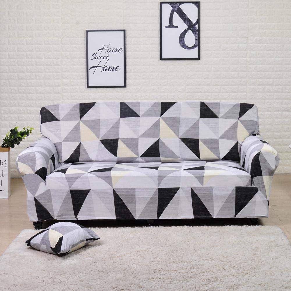 Housse de canapé extensible pour chambre et salon : rénovez votre canapé élastique 3 places