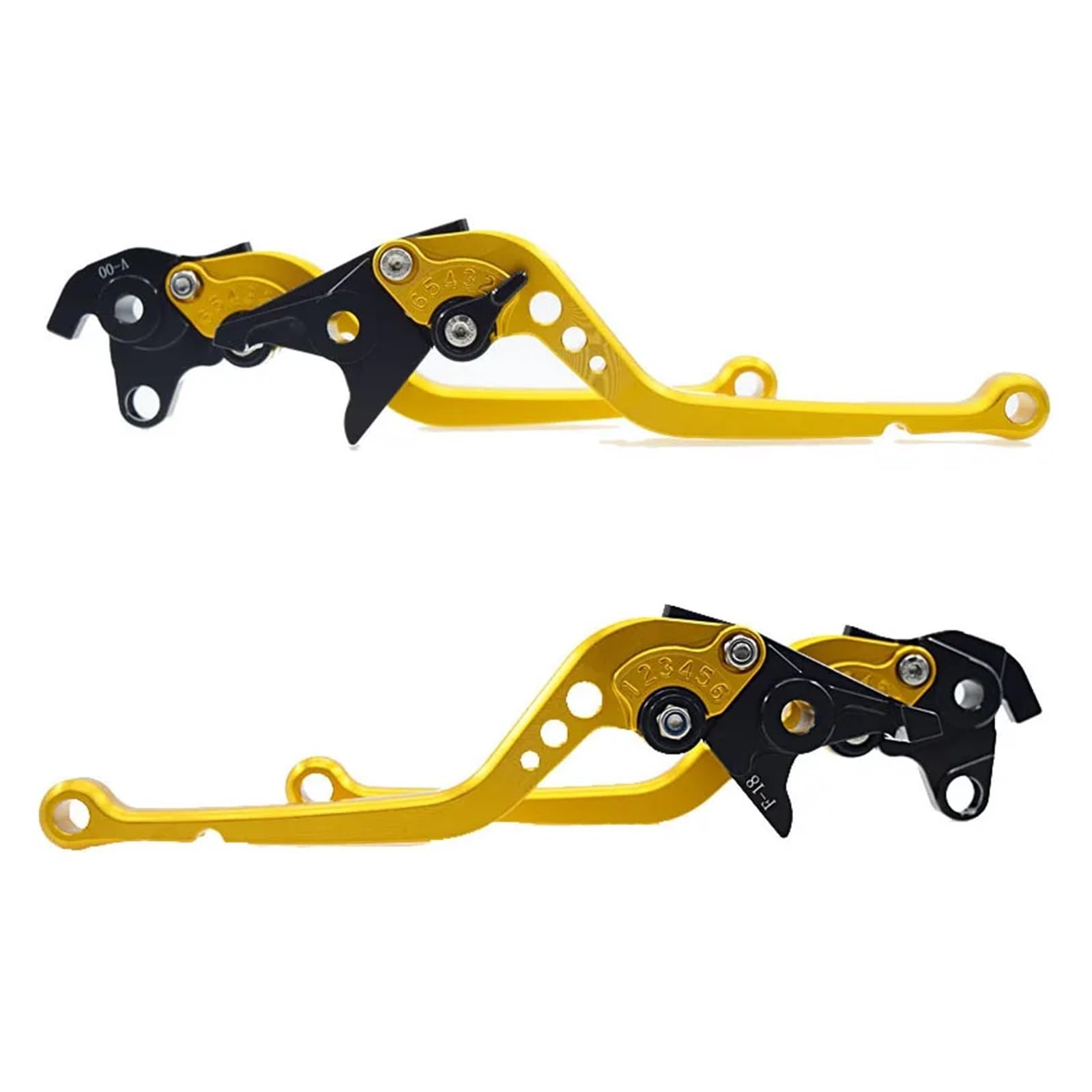 Ywqjiopm Long G Motorcycle Brake Clutch Lever Short&Long For Hayabusa Gsx1300r 1999-2007 Gsx1400 2001 2002-2007 Motorcycle Adjustable Brake Clutch Levers