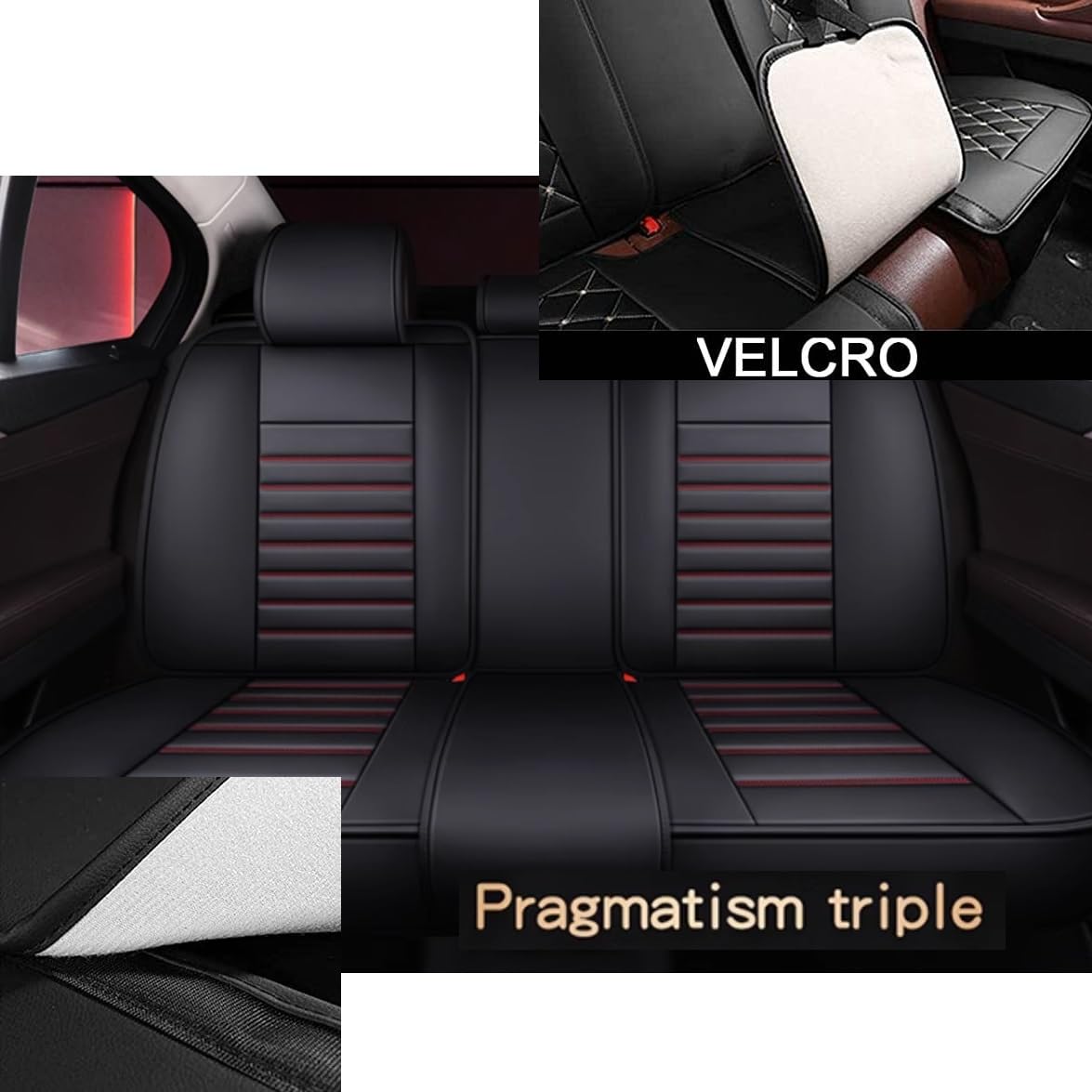 Housse De Siège 208 Peugeot Housses De Sièges Auto Peugeot 208 II (2019-2024) - Ensemble Complet - Tissu Respirant Housse Siège Auto 208
