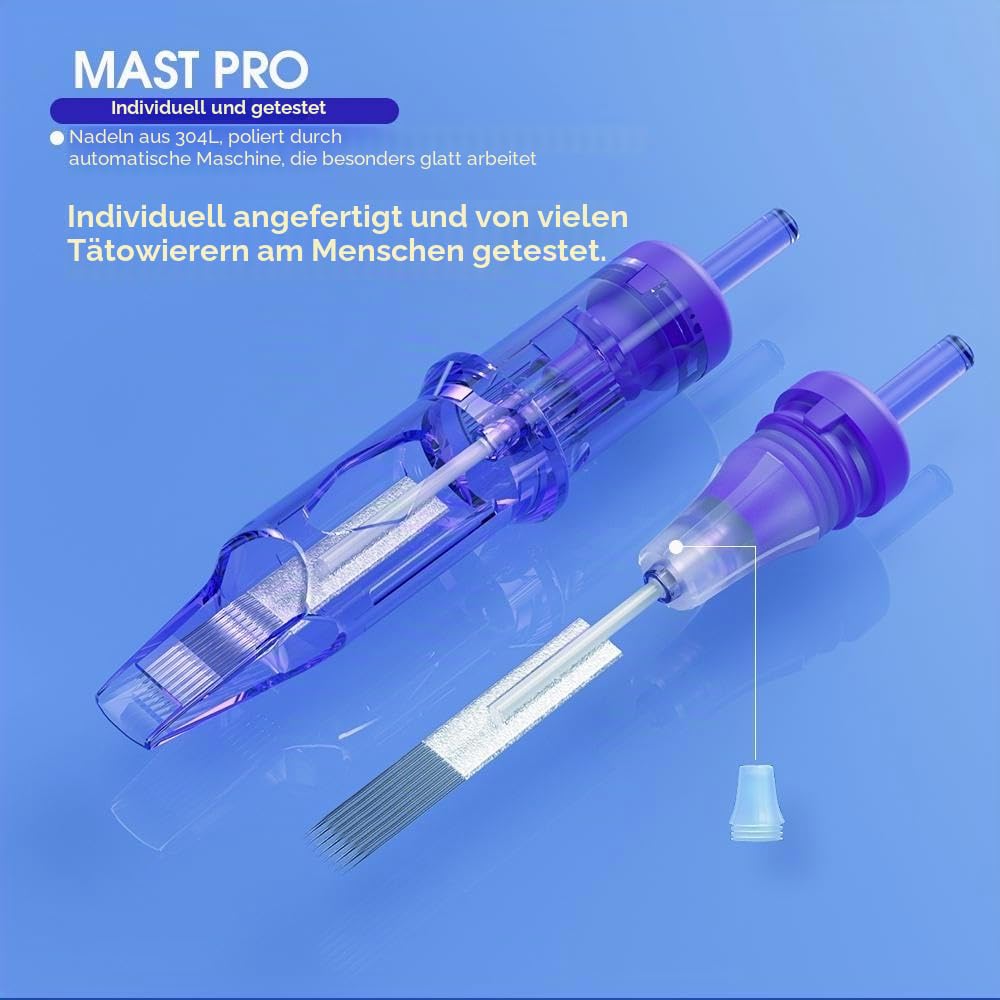 Patrone Permanent-Make-up Nadel Mast Pro 1201RL: 0,35mm 1RL (20)