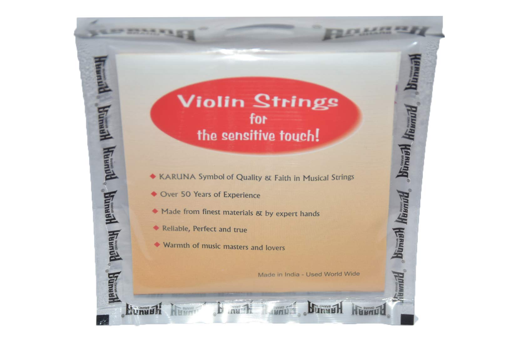 Karuna Electrometal Violin Strings set - Image 2 thumbnail