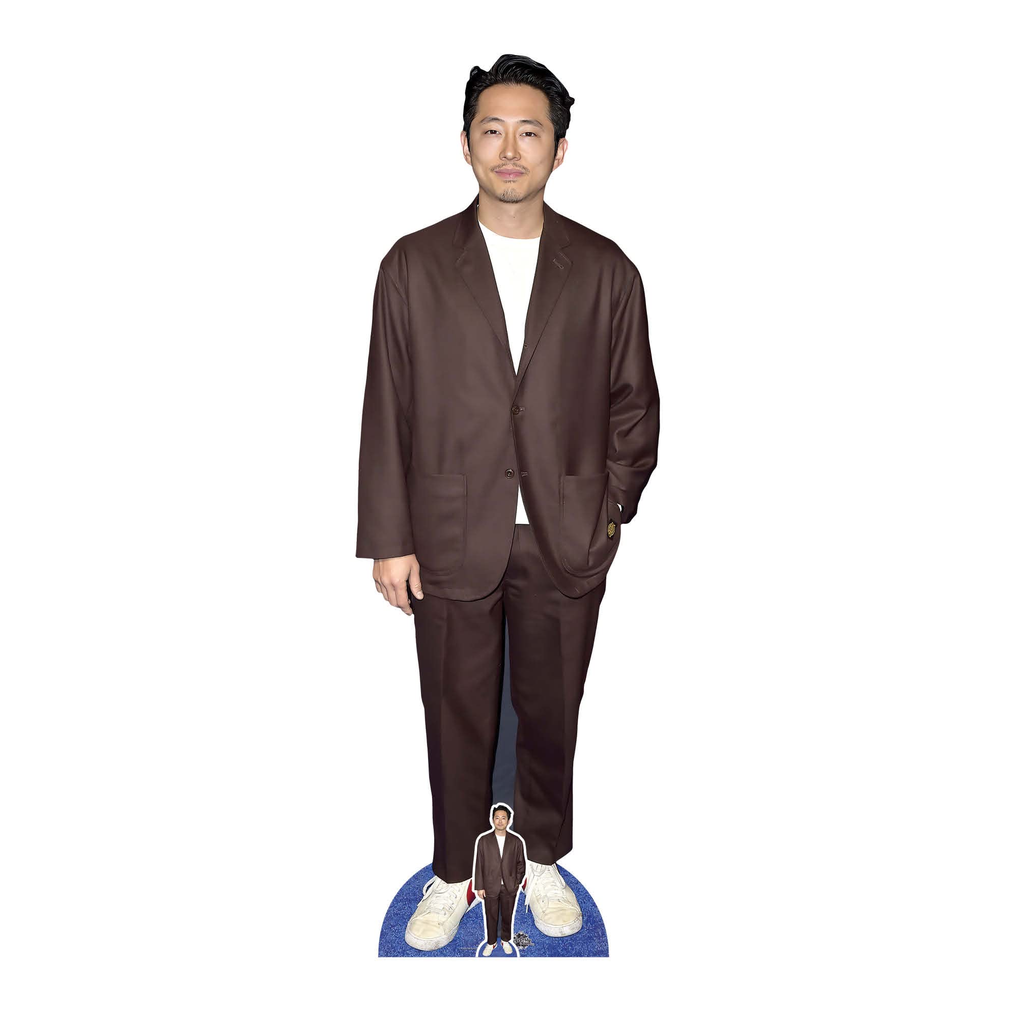 Star Cutouts CS1060 Steven Yeun Lifesize Cardboard Cutout With Mini