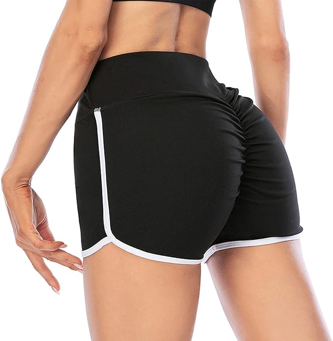 Workout Butt Lifting Shorts For Women High Waisted Seamless Gym Yoga Booty Shorts