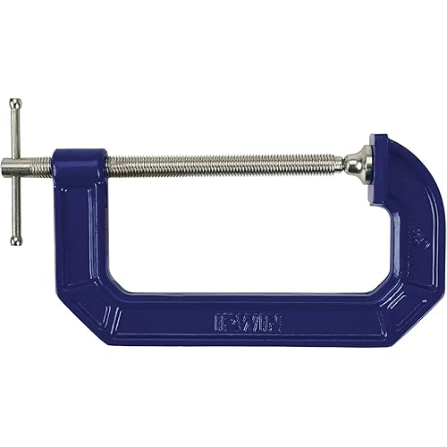 IRWIN QUICK-GRIP C-Clamp, 6", 225106, Blue