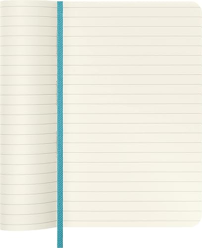 Miniatura 5 de Moleskine - Cuaderno clásico, tapa blanda, tamaño de bolsillo (3.5 x 5.5 pulgadas), a rayasrayado, azul arrecife, 192 páginas