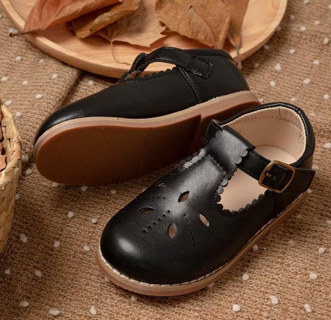 Girl Toddler Little Girl Mary Jane Dress Shoes， Ballet Flats for Girl Party3