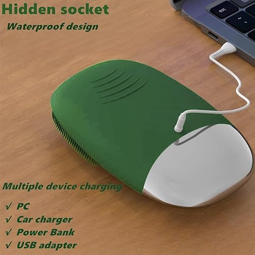 Miniatura 6 de MEGAN Cepillo de limpieza facial, limpiador facial de silicona eléctrico recargable por USB, masajeador facial sónico impermeable IPX7, cepillo