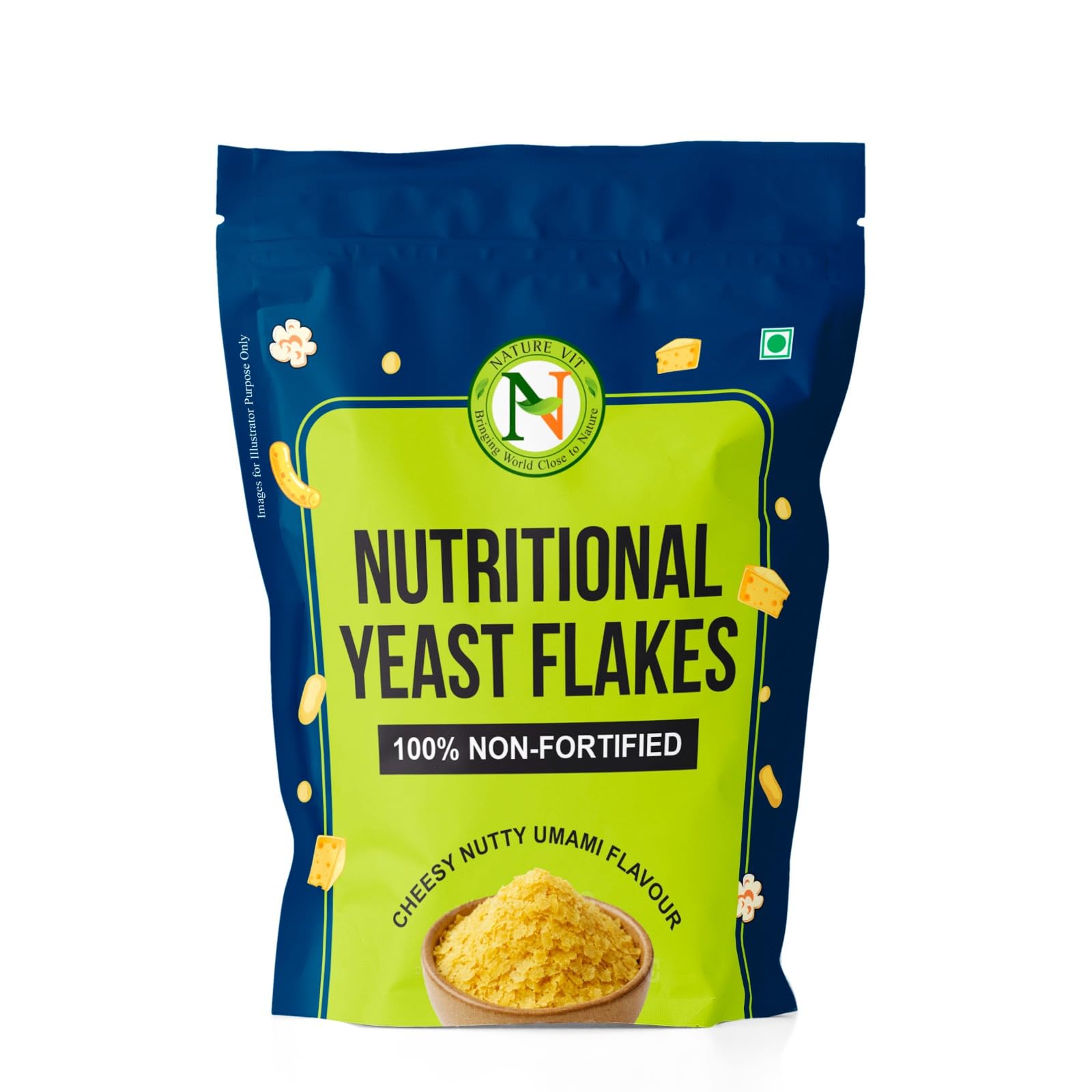 nontREVI パウダー20g NatureVit Nutritional Yeast Flakes Unfortified, 500g | Nutritional