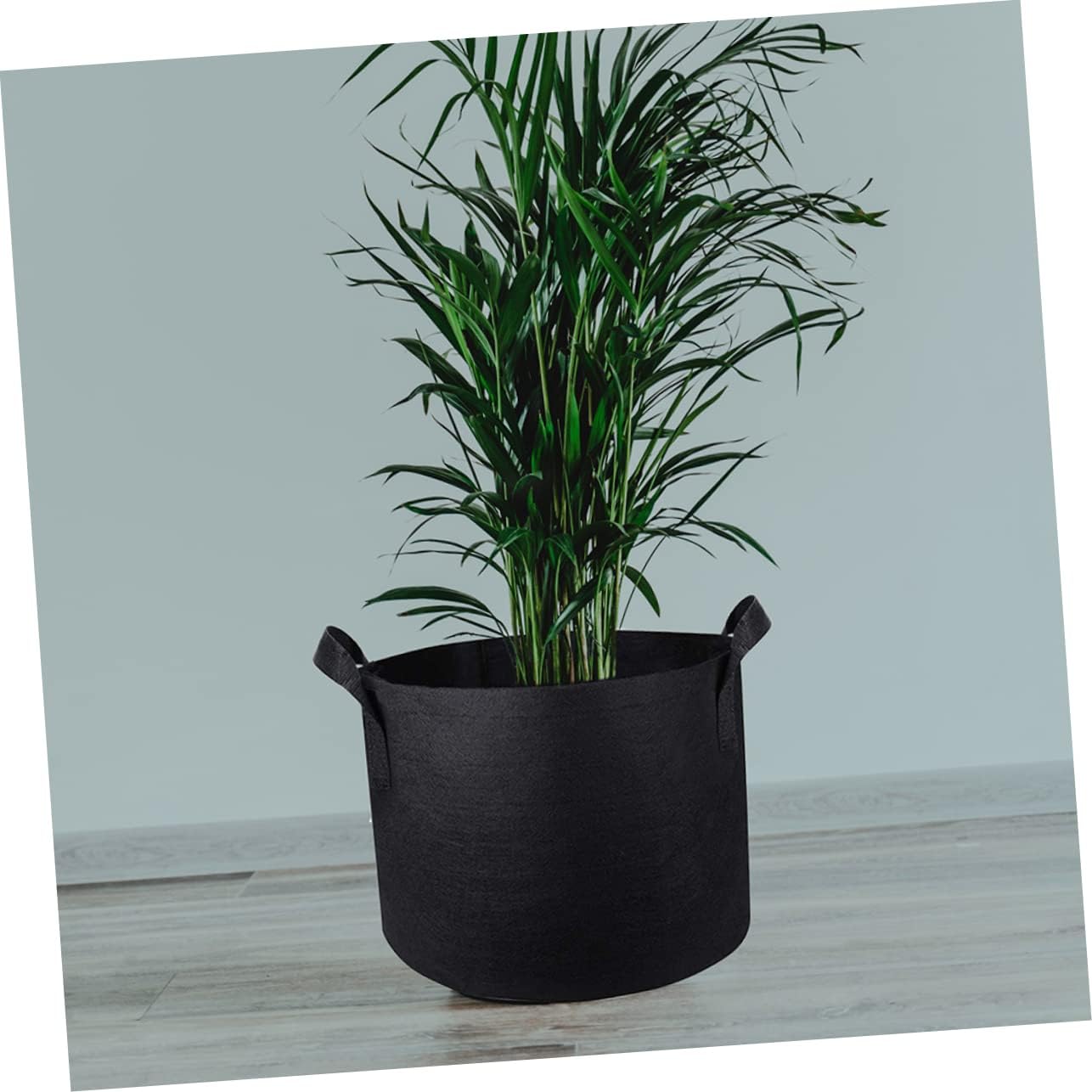 balacoo 9pcs Non-Woven Planting Bags Garden Planting Pouch Handle Breathable Vegetable Grow Containers for Use