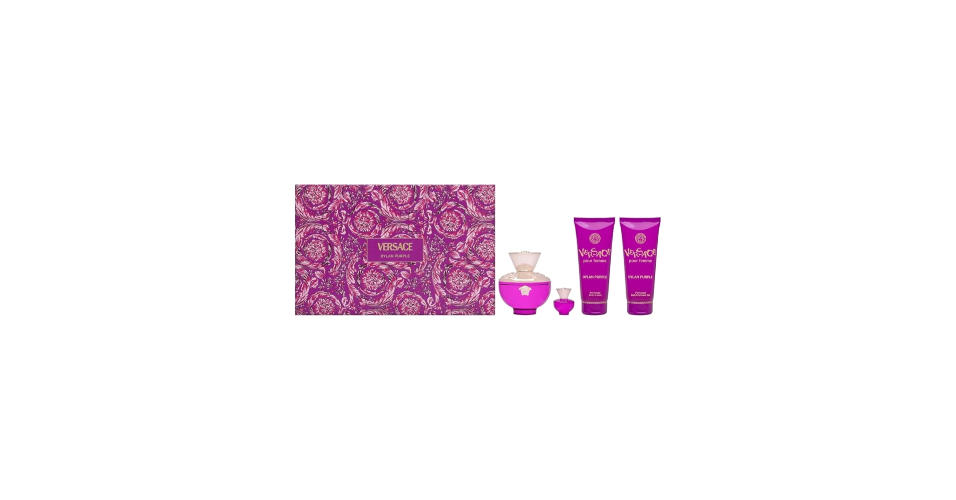 Amazon.com : Versace Dylan Purple for Women 4 Piece Set