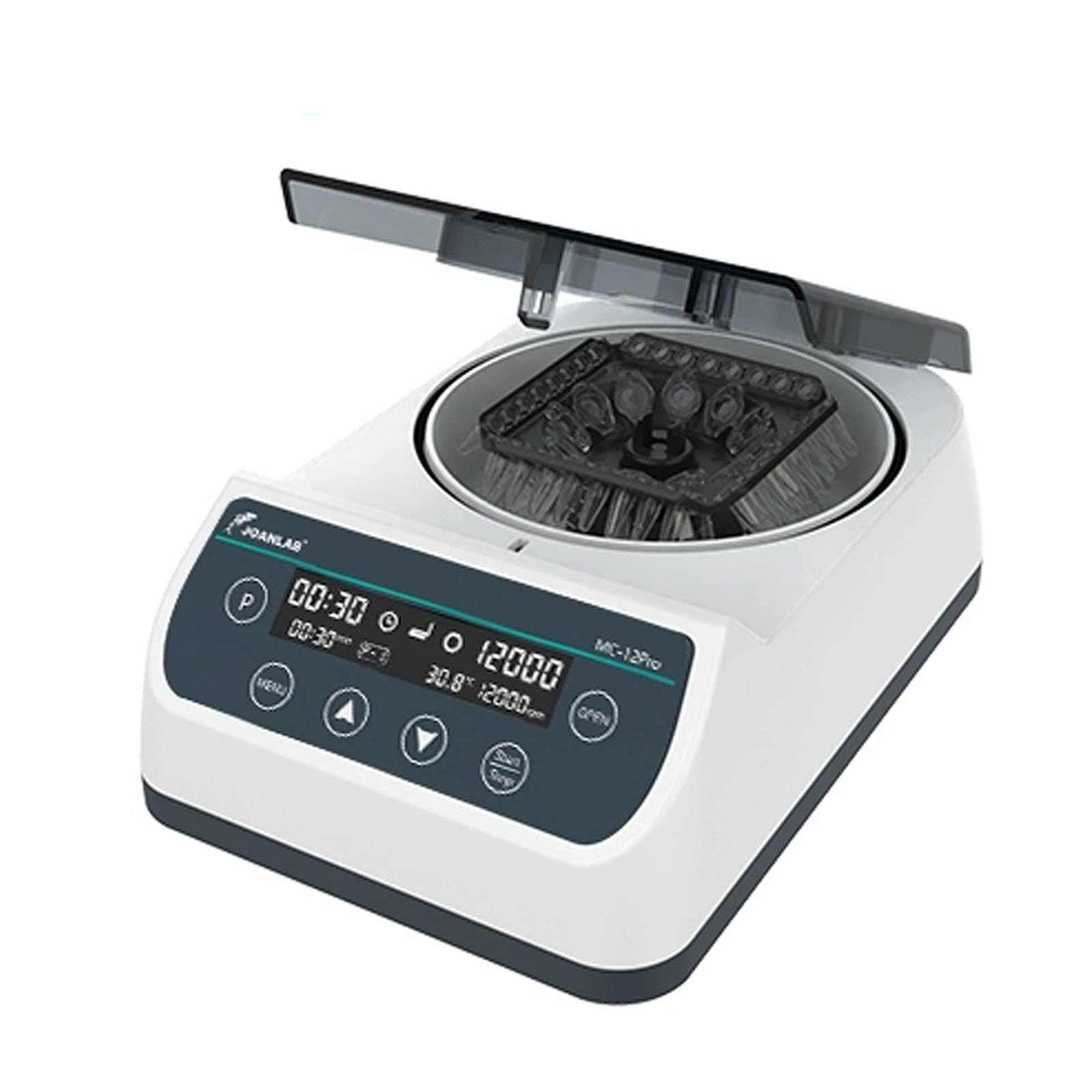 Máquina centrífuga digital, microcentrífuga de laboratorio de 10000 rpm, separación de suero por PCR, rotor 3 en 1 de 12 x 0,2/0,5/1,5/2 ml, para investigación científica