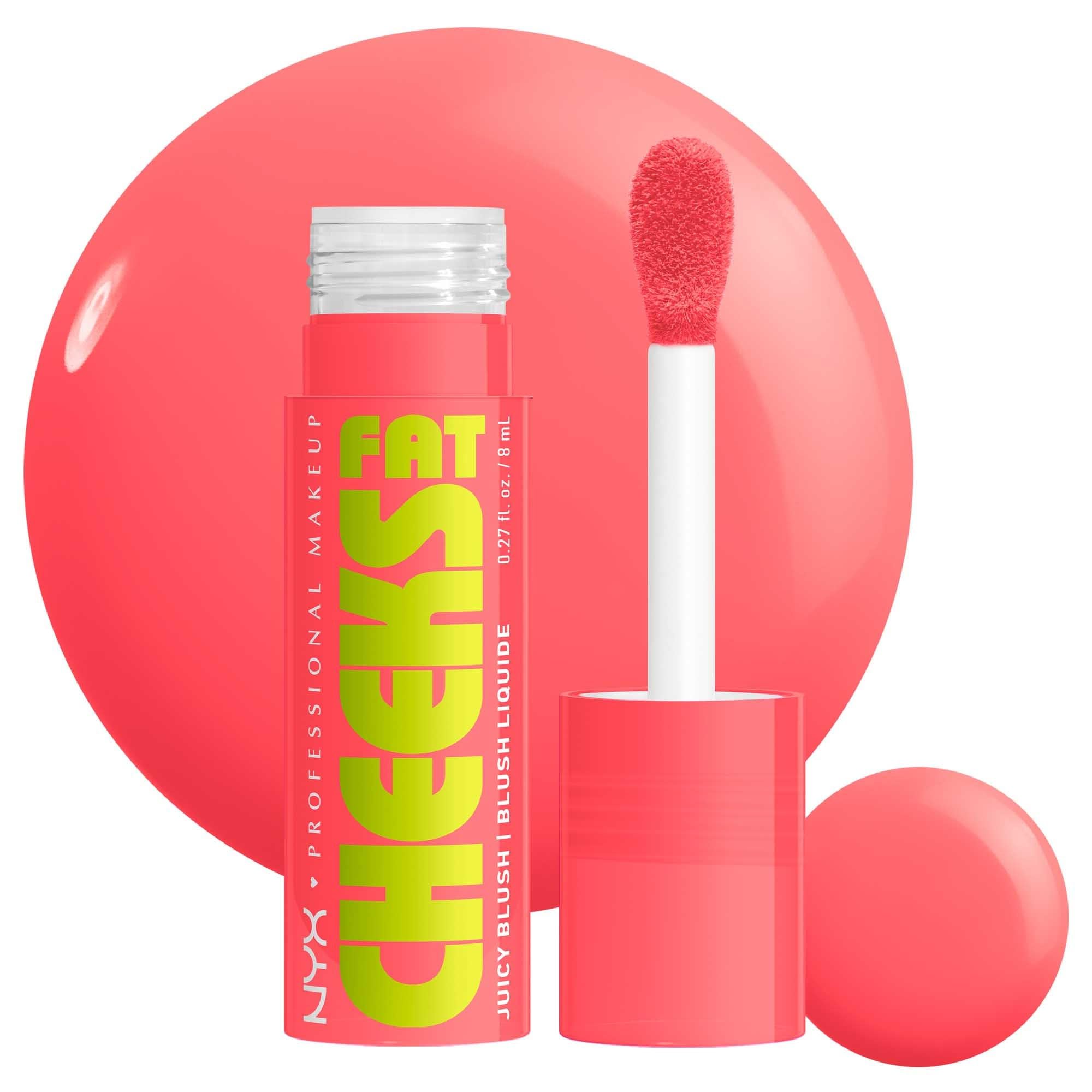 NYX Professional Makeup Fat Cheeks Blush, Peach Plunge, 8 ml