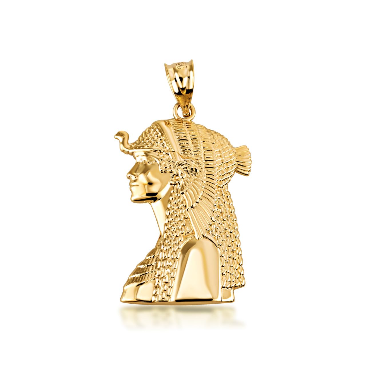 Claddagh Gold Cleopatra Gold Pendant