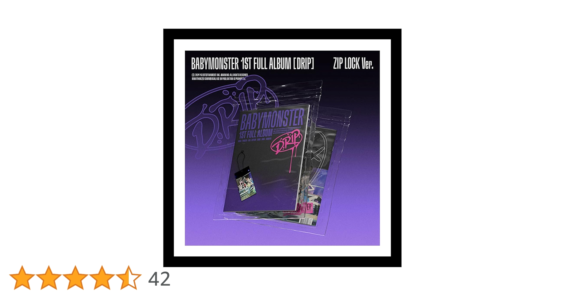 アイドル BABYMONSTER 1ST FULL ALBUM DRIP BABYMONSTER DRIP 1st Full Album K-POP SEALED: BABYMONSTER
