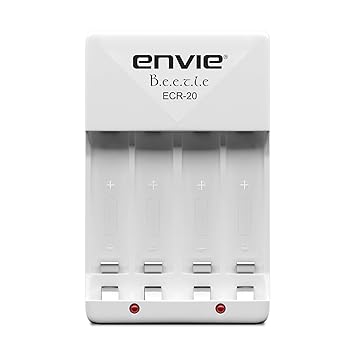 ENVIE ECR-20 Charger for AA & AAA Rechargeable Batteries