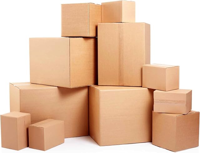 Tezraftaar 5x Strong Double Wall Cardboard Boxes 60.96cm x 60.96cm x 60.96cm for House Removal Parcel Shipping Storage Moving XXL (24"x24"x24")