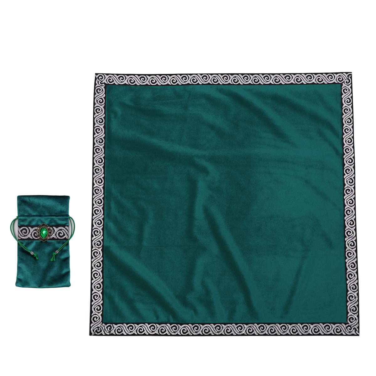 BLESSUME Tarot - Mantel de Terciopelo Wicca con Bolsa de Tarot