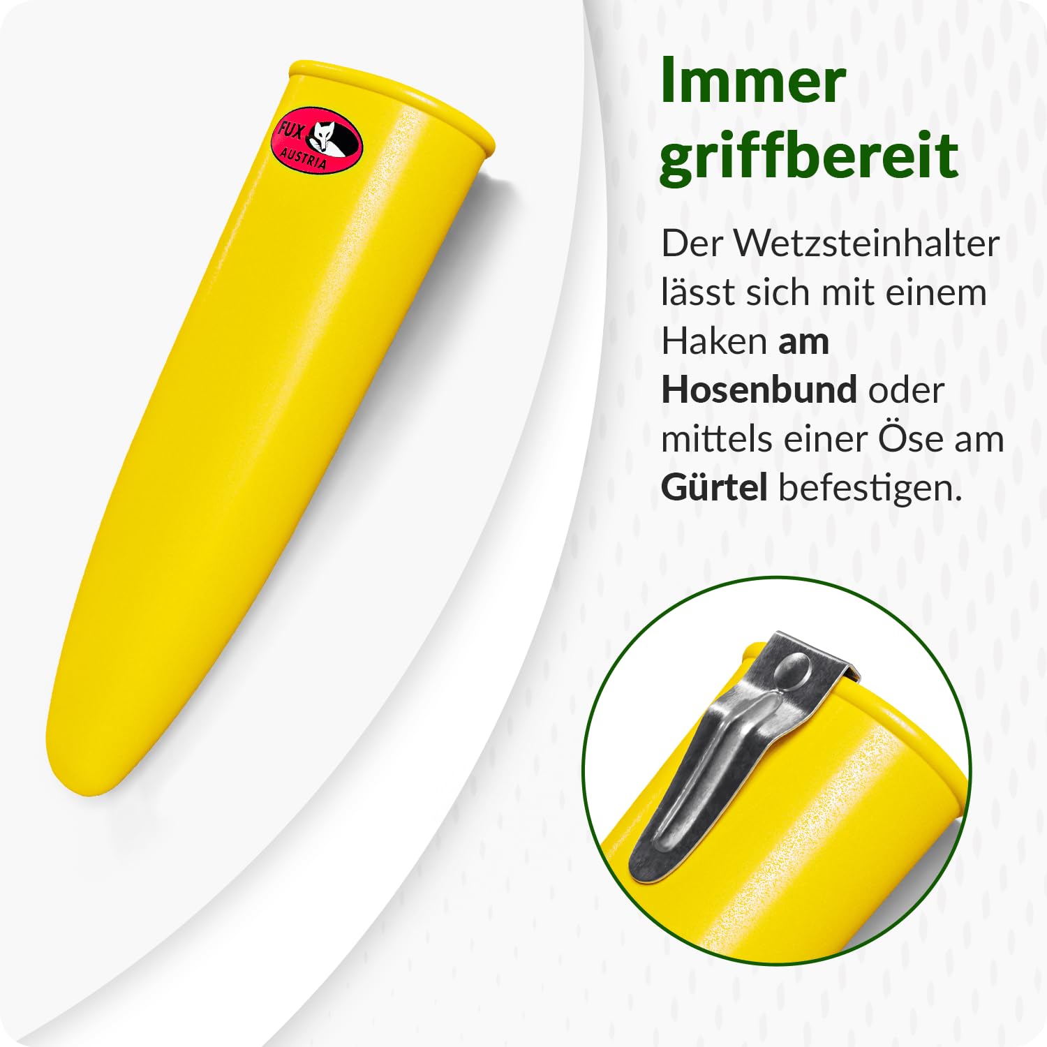 3er Set Wetzstein für Sensen – inkl. Sensenwetzsteine grob NK150 aus Norm alkorund, fein CD400 aus Siliciumcarbid und Schleifsteinhalter für Gürtel