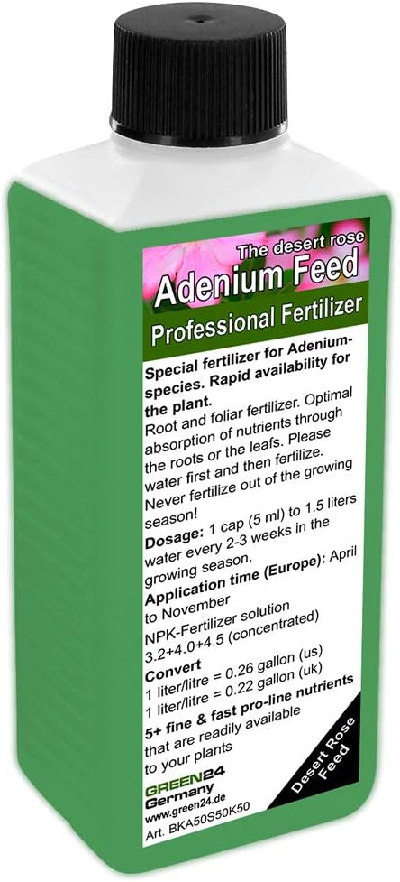 Adenium Feed (the desert rose) - Liquid Fertilizer HighTech NPK, Root, Soil, Foliar, Fertiliser - Professional Plant Food