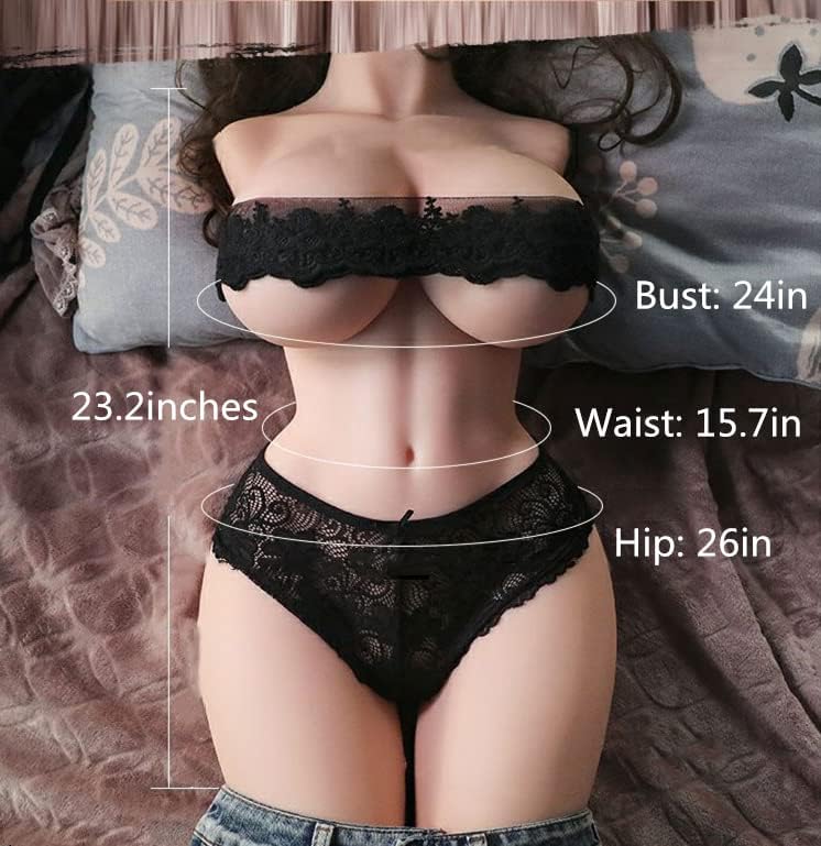 Miniatura 4 de Muñeca sexual realista de 19.8 libras, masturbador masculino con tetas grandes realistas, coño, culo, masturbador masculino, juguete sexual, muñeca