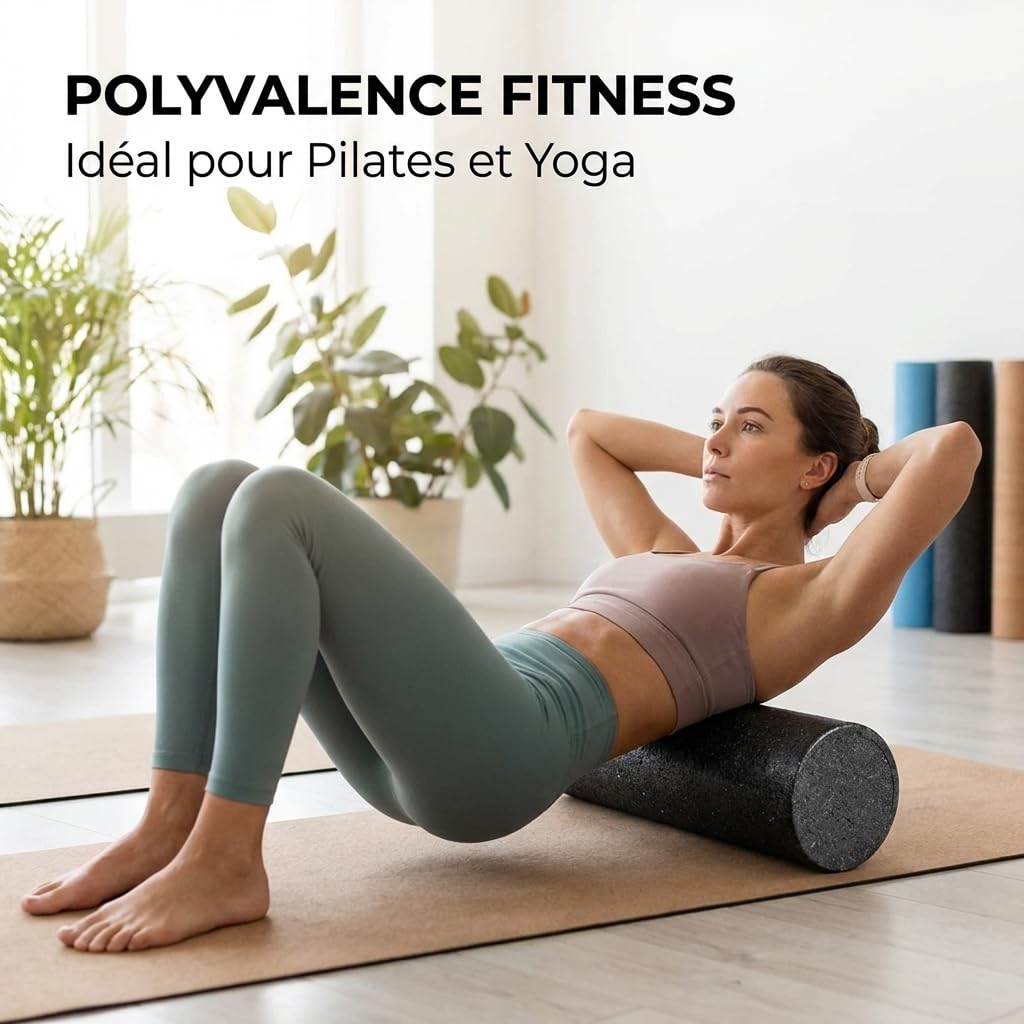 Oliver Rullo Massaggiante Muscolare Foam Roller per Fascia Fitness Pilates Yoga e Recupero Sportivo