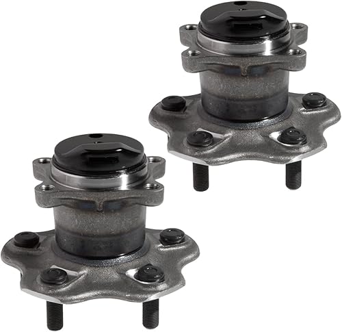 Miniatura 1 de KEYOOG 2 unidades 512530 (5 orejetas) cubo de rueda trasera y conjunto de rodamiento para N-issan Sentra 2013 2014 2015 2016 2017 2018 2019